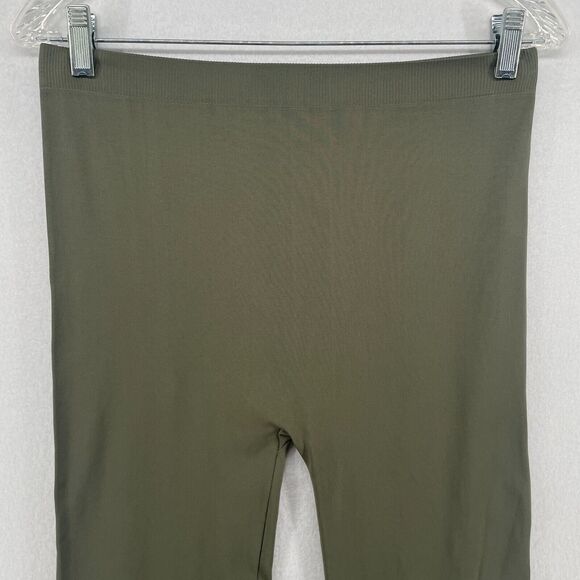 ORGANIC BY JOHN PATRICK Leggings M Seamless High Waist Stretch Nylon Green - Picture 4 of 14